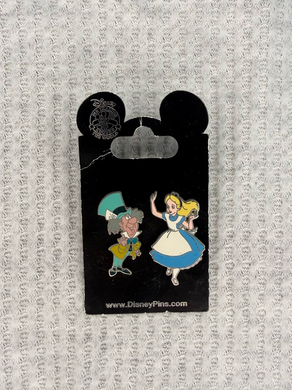 Alice and Mad Hatter Disney pins